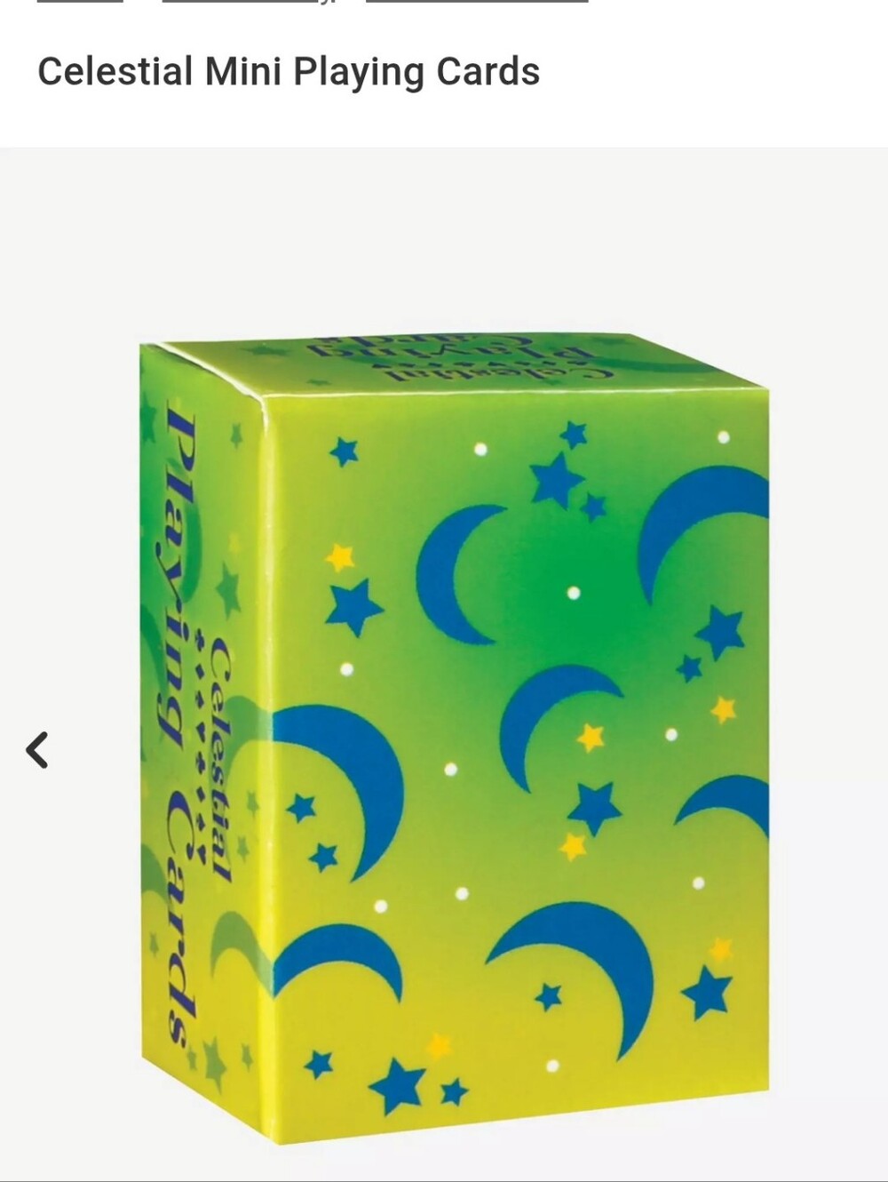 ☀️FREE WITH PURCHASE MINI CELESTIAL MOON PLAYING CARDS
